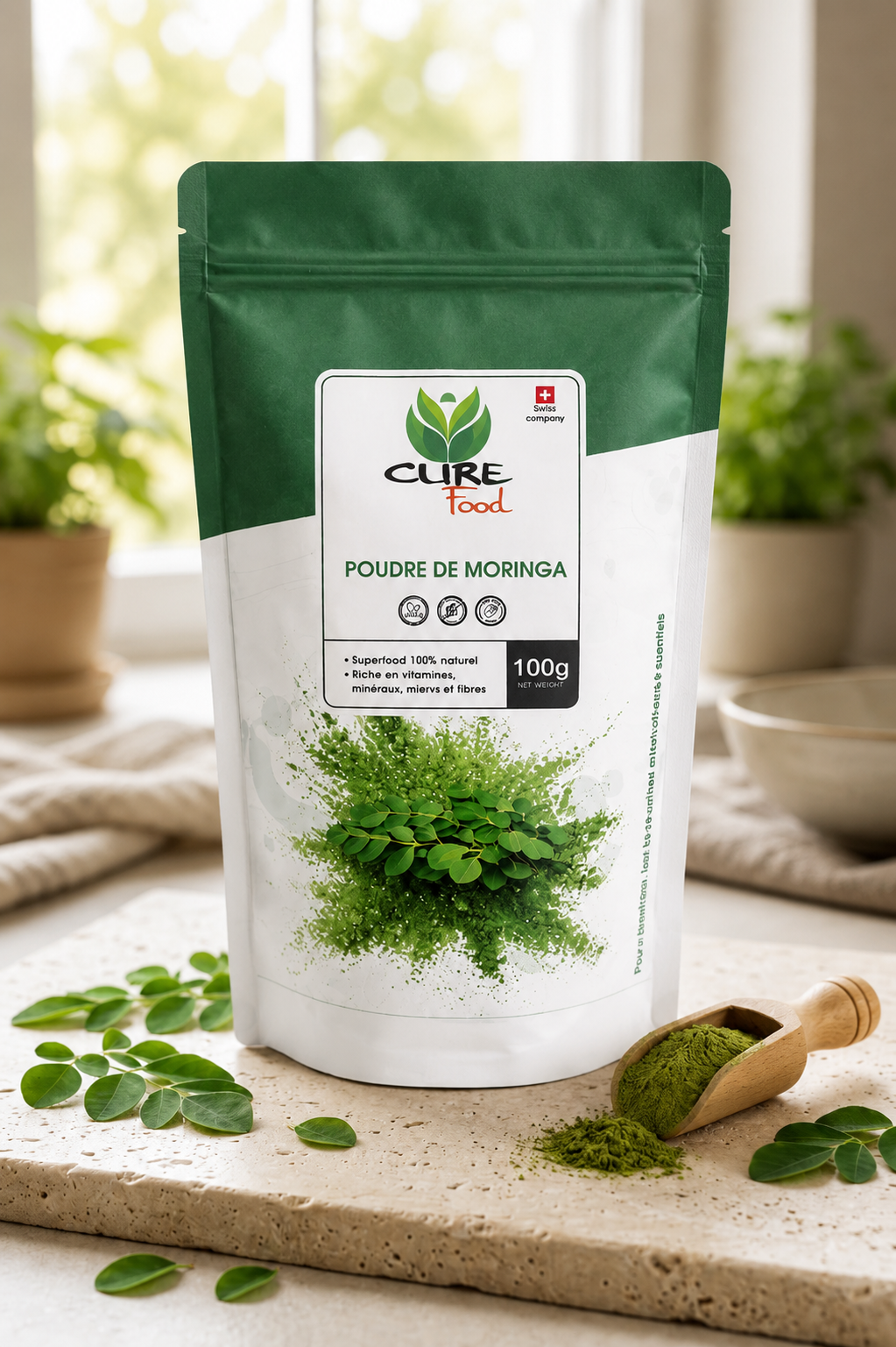 Moringa-Pulver