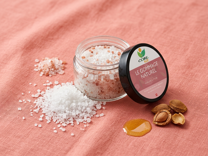 Himalaya-Salz- und Aprikosenkern-Peeling