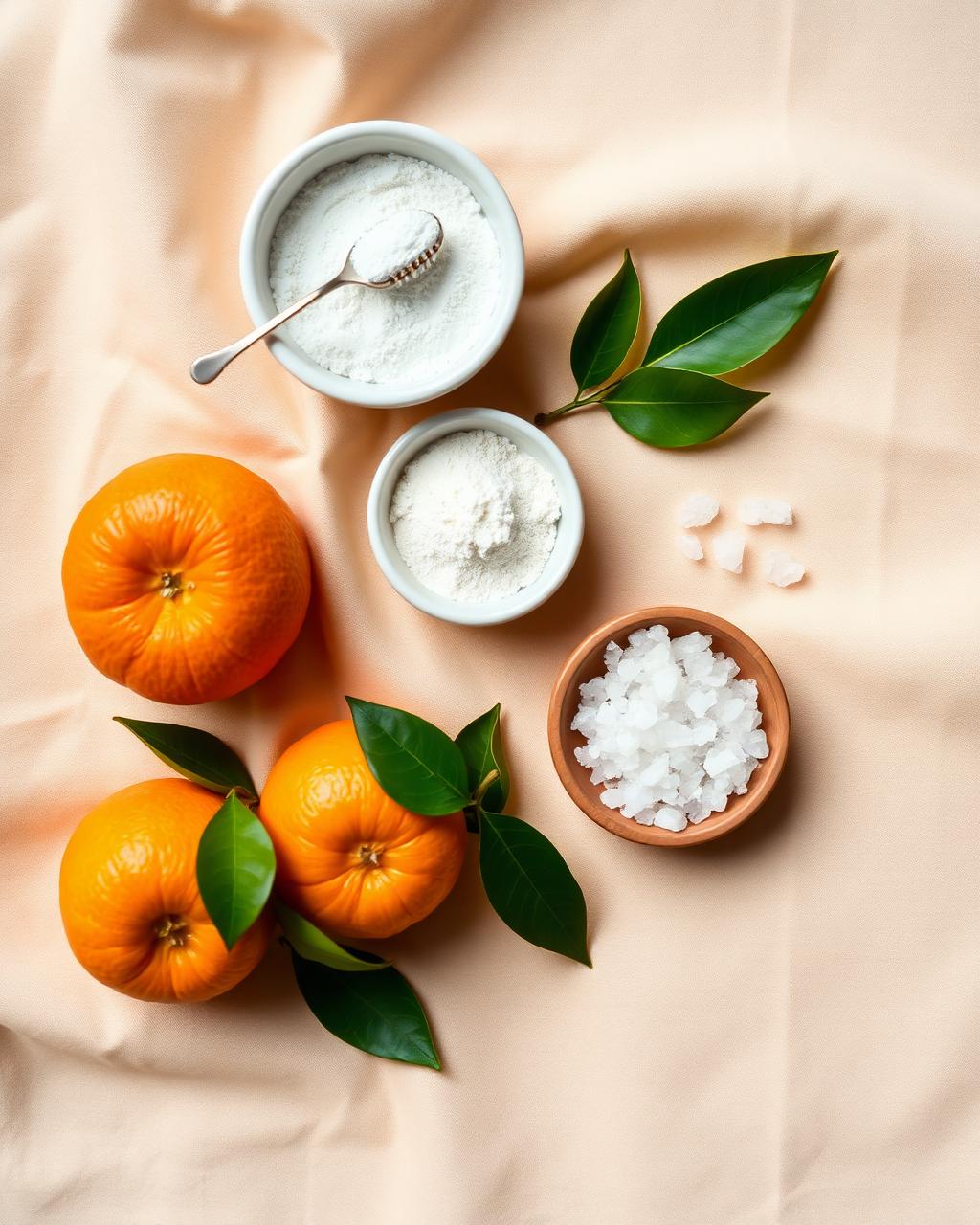 Ingrédients naturels Poudre de Dentifrice Mandarine